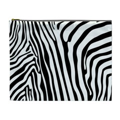 Vector Zebra Stripes Seamless Pattern Cosmetic Bag (xl)