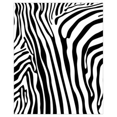 Vector Zebra Stripes Seamless Pattern Drawstring Bag (small) by Vaneshart