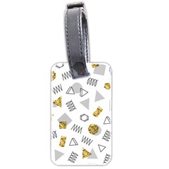 Memphis Seamless Patterns Luggage Tag (two sides)