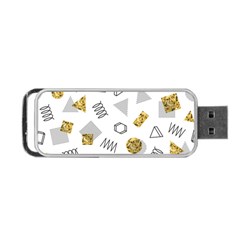 Memphis Seamless Patterns Portable USB Flash (One Side)