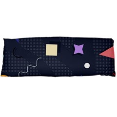 Memphis Pattern With Geometric Shapes Body Pillow Case Dakimakura (two Sides)