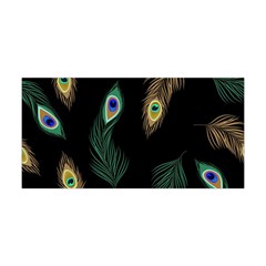 Seamless Pattern With Peacock Feather Yoga Headband by Vaneshart