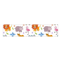 Children Seamless Wallpaper With Cute Funny Baby Savanna Animals Velvet Scrunchie by Vaneshart