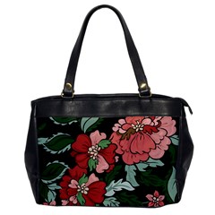 Beautiful Floral Vector Seamless Pattern Oversize Office Handbag