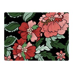Beautiful Floral Vector Seamless Pattern Double Sided Flano Blanket (mini) 