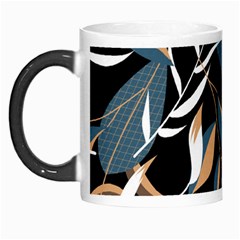 Summer Trend Seamless Background With Bright Tropical Leaves Plants Morph Mugs by Vaneshart