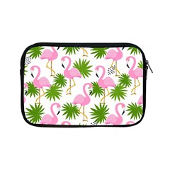 Seamless Pattern With Cute Flamingos Apple Ipad Mini Zipper Cases by Vaneshart