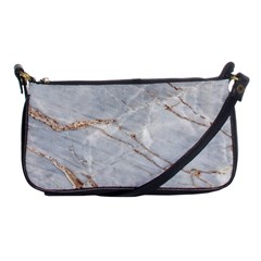 Gray Light Marble Stone Texture Background Shoulder Clutch Bag by Vaneshart