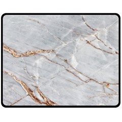 Gray Light Marble Stone Texture Background Double Sided Fleece Blanket (medium) 