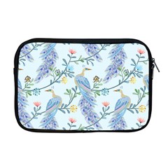 Beautiful Peacock Seamless Pattern Apple Macbook Pro 17  Zipper Case