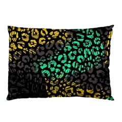Abstract Geometric Seamless Pattern With Animal Print Pillow Case (two Sides)