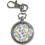 Peacock Vector Design Seamless Pattern Fabri Textile Key Chain Watches Front