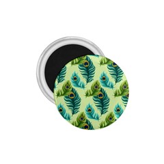 Peacock Feather Pattern 1 75  Magnets