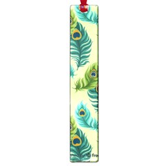 Peacock Feather Pattern Large Book Marks by Vaneshart