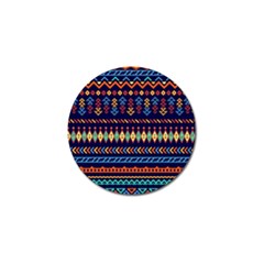 Decorative Pattern Ethnic Style Golf Ball Marker (4 Pack) by Vaneshart