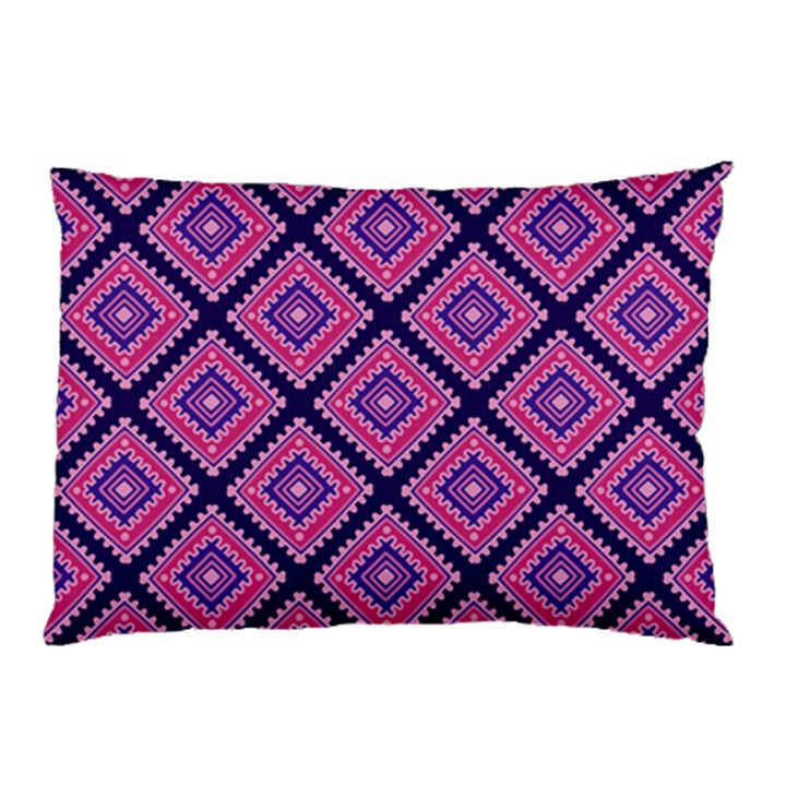 Ethnic Seamless Pattern Tribal Line Print African Mexican Indian Style Pillow Case (Two Sides)