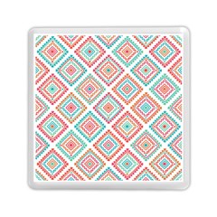 Ethnic Seamless Pattern Tribal Line Print African Mexican Indian Style Memory Card Reader (square)