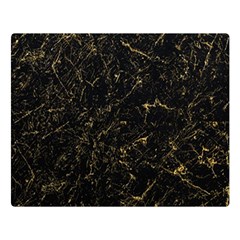 Black Marbled Surface Double Sided Flano Blanket (large)  by Vaneshart