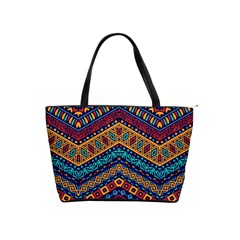 Full Color Pattern With Ethnic Ornaments Classic Shoulder Handbag by Vaneshart