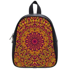 Mandala Vector Tribal Vintage Ethnic Seamless Pattern Print School Bag (small)