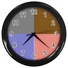 Circles Wall Clock (black) by impacteesstreetweareight