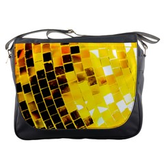 Golden Disco Ball Messenger Bag by essentialimage