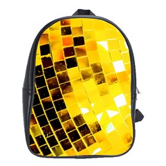 Golden Disco Ball School Bag (xl) by essentialimage