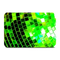 Green Disco Ball Plate Mats by essentialimage