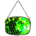 Green Disco Ball Chain Purse (Two Sides) Front