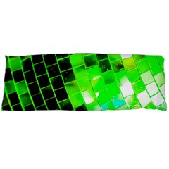 Green Disco Ball Body Pillow Case (dakimakura) by essentialimage