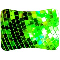 Green Disco Ball Velour Seat Head Rest Cushion by essentialimage