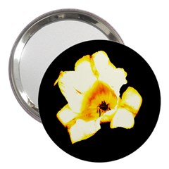 Yellow And Orange Tulip 3  Handbag Mirrors by okhismakingart