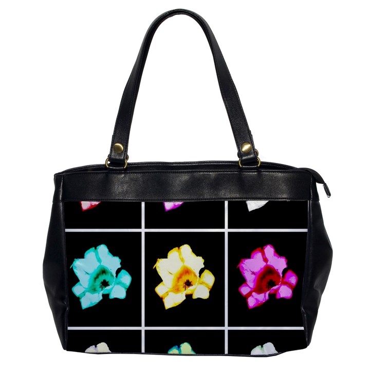 Tulip Collage Oversize Office Handbag