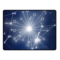 Network Technology Connection Fleece Blanket (small) by Alisyart