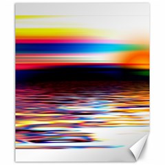 Lake Sea Water Wave Sunset Canvas 20  X 24  by HermanTelo