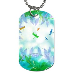 Scrapbooking Tropical Pattern Dog Tag (one Side) by HermanTelo