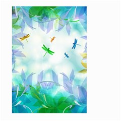 Scrapbooking Tropical Pattern Large Garden Flag (two Sides) by HermanTelo