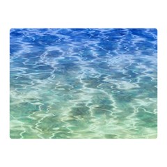 Water Blue Transparent Crystal Double Sided Flano Blanket (mini) 