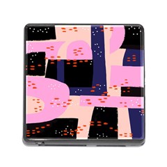 Vibrant Tropical Dot Patterns Memory Card Reader (Square 5 Slot)