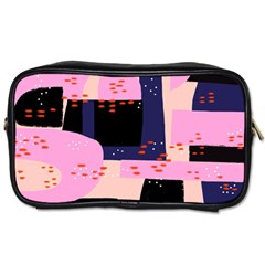 Vibrant Tropical Dot Patterns Toiletries Bag (Two Sides)