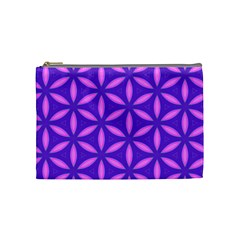 Pattern Texture Backgrounds Purple Cosmetic Bag (medium) by HermanTelo