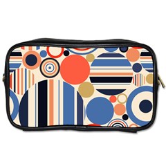 Geometric Abstract Pattern Colorful Flat Circles Decoration Toiletries Bag (two Sides)
