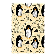 Hand Drawn Penguin Doodle Pattern Shower Curtain 48  X 72  (small) 