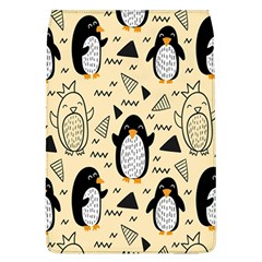 Hand Drawn Penguin Doodle Pattern Removable Flap Cover (l) by Vaneshart