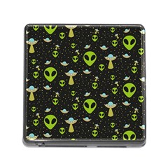 Alien Ufo Pattern Memory Card Reader (square 5 Slot)