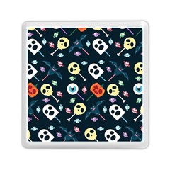 Halloween Candy Pattern Vector Memory Card Reader (square)