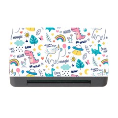 Colorful Doodle Animals Words Pattern Memory Card Reader With Cf