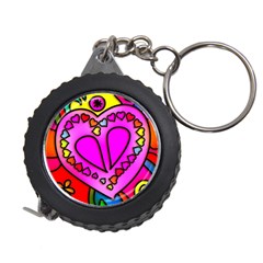 Stained Glass Love Heart Measuring Tape by Vaneshart