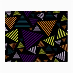 Abstract Pattern Design Various Striped Triangles Decoration Small Glasses Cloth by Vaneshart