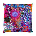 Red Flower Abstract  Standard Cushion Case (One Side) Front